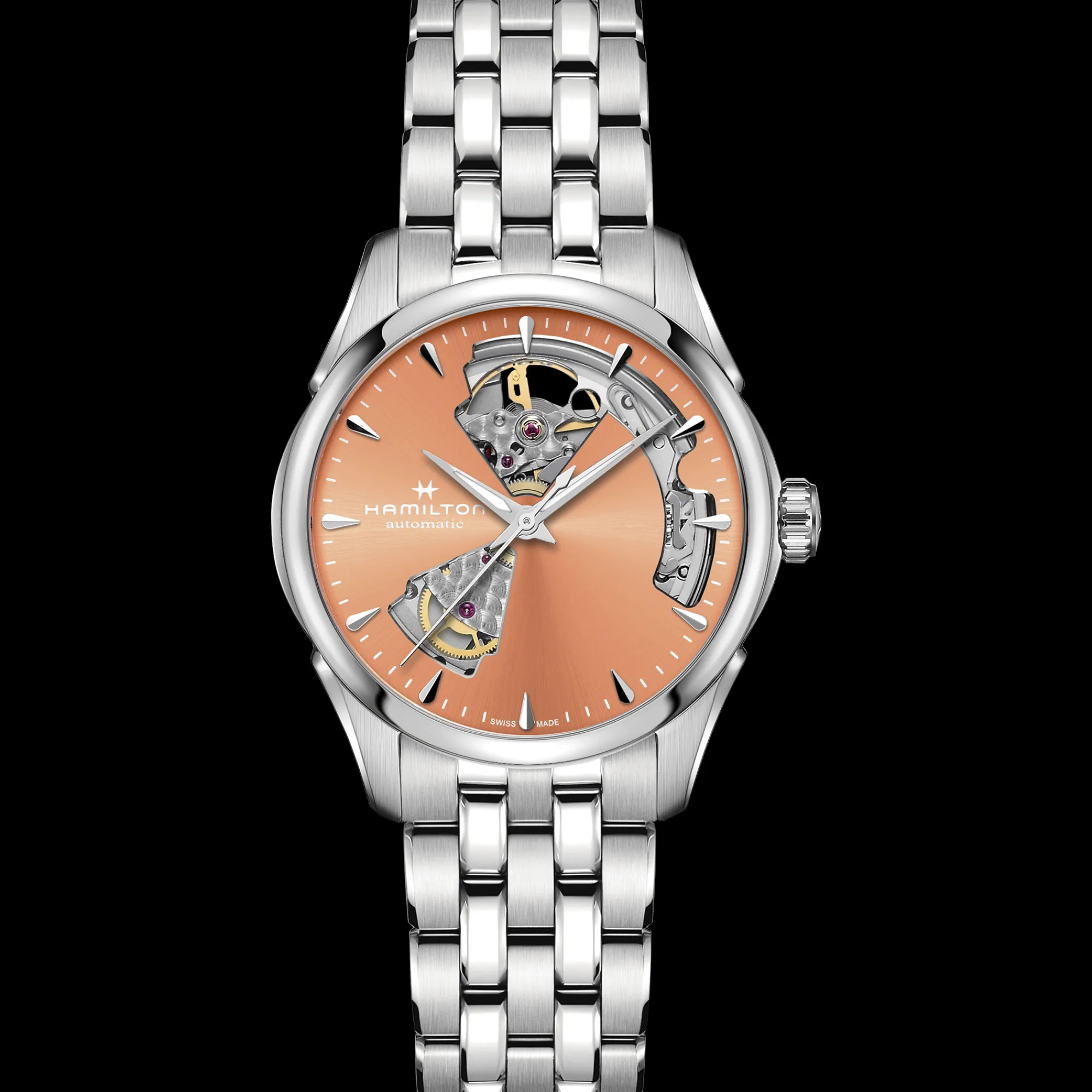 Jazzmaster Open Heart Lady Auto^Hamilton Watch Clearance