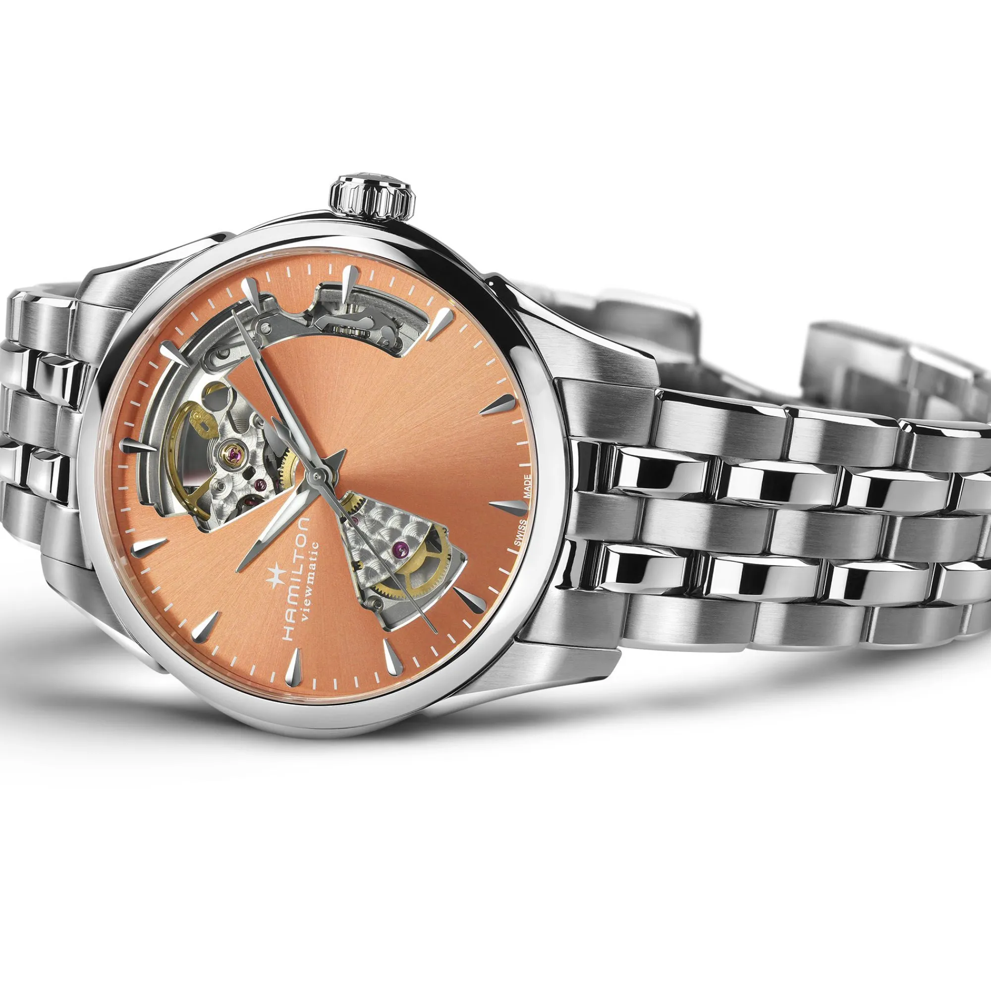 Jazzmaster Open Heart Lady Auto^Hamilton Watch Clearance