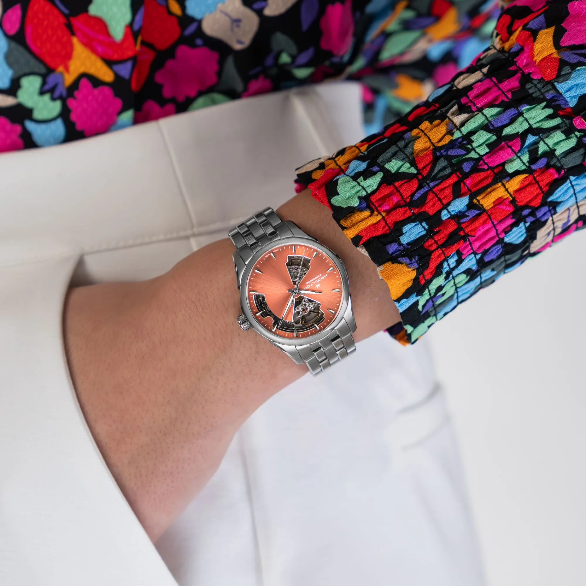 Jazzmaster Open Heart Lady Auto^Hamilton Watch Clearance