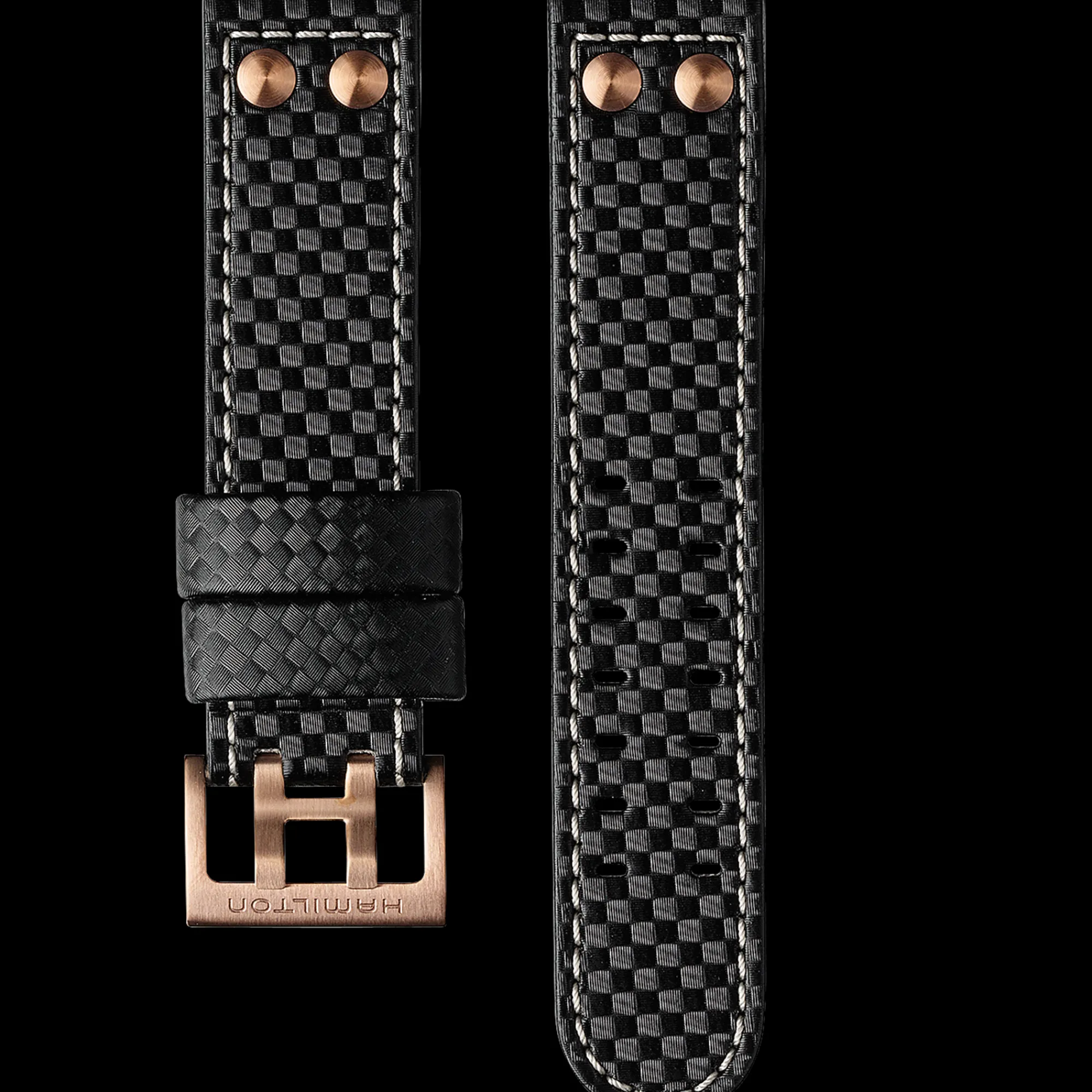 Khaki Aviation BLACK STRAP 22mm^Hamilton Watch Fashion