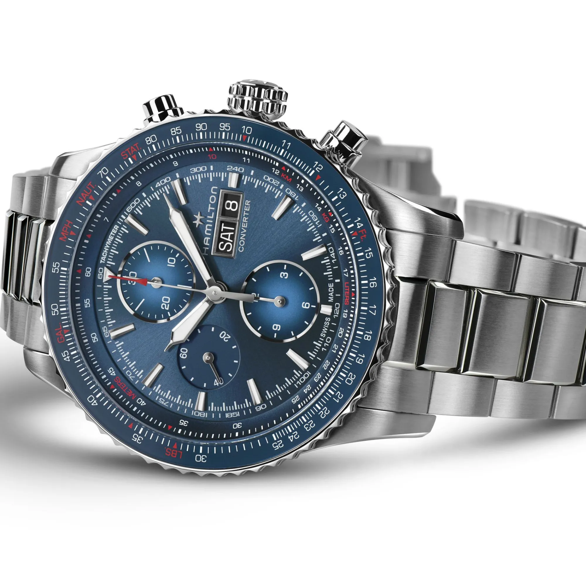 Khaki Aviation Converter Auto Chrono^Hamilton Watch Sale