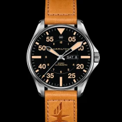 Khaki Aviation Pilot Day Date Auto^Hamilton Watch Discount