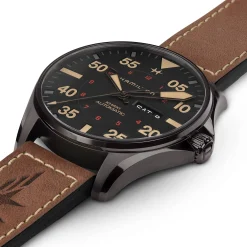 Khaki Aviation Pilot Day Date Auto^Hamilton Watch New