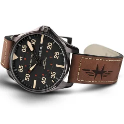 Khaki Aviation Pilot Day Date Auto^Hamilton Watch New