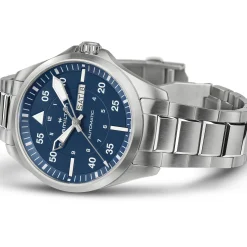 Khaki Aviation Pilot Day Date Auto^Hamilton Watch New