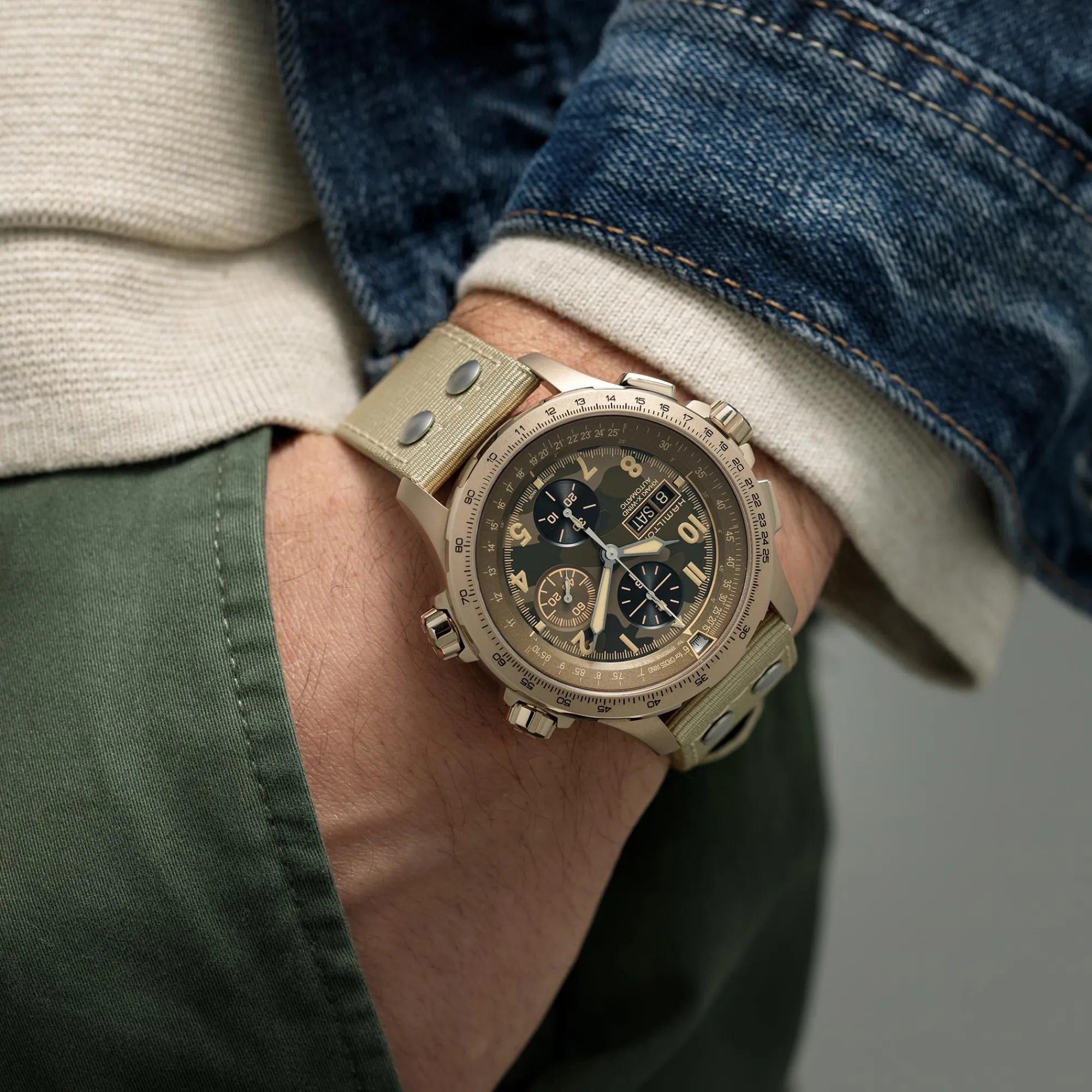 Khaki Aviation X-Wind Auto Chrono^Hamilton Watch Online