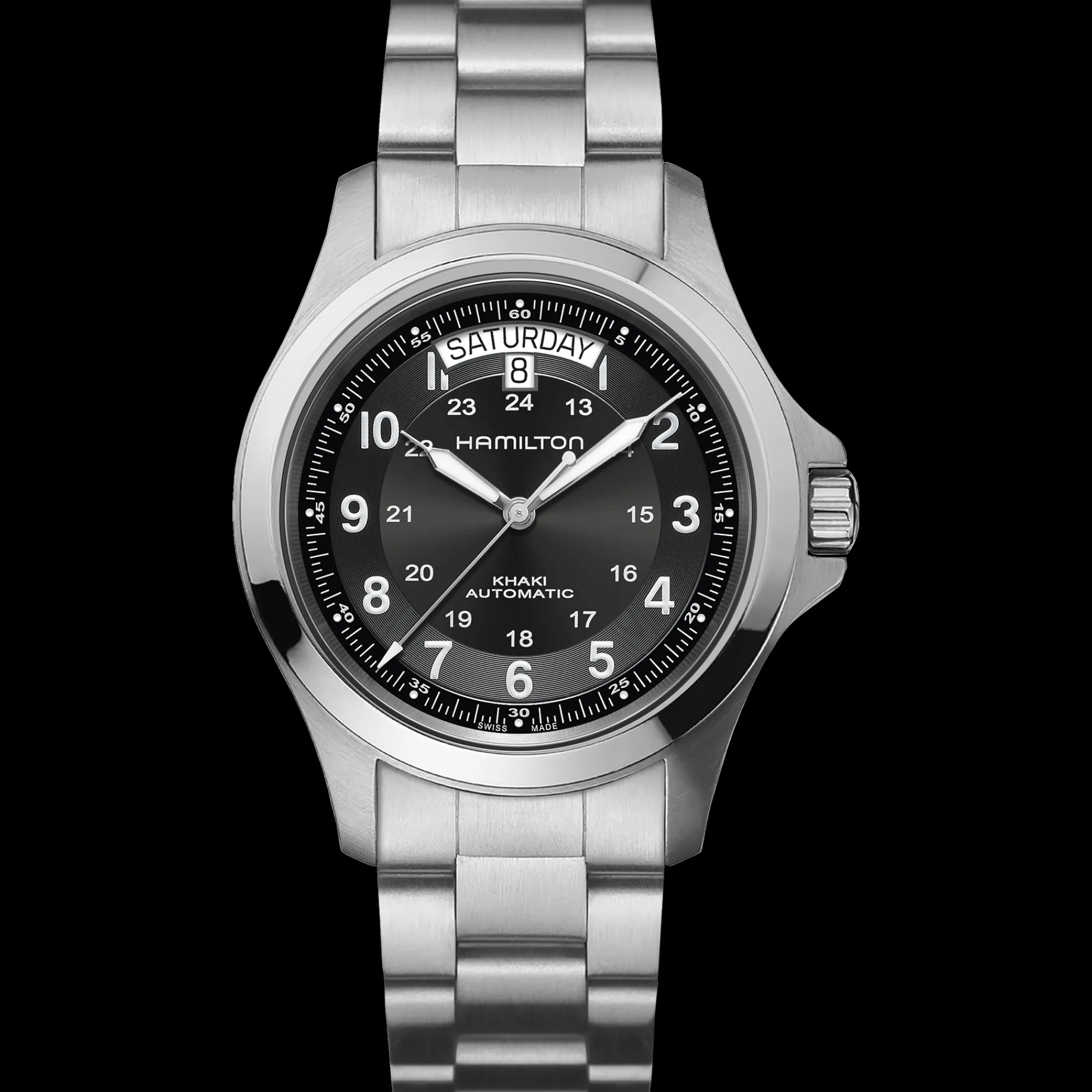 Khaki Field King Auto^Hamilton Watch New