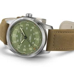 Khaki Field Titanium Auto^Hamilton Watch New