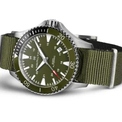 Khaki Navy Scuba Auto^Hamilton Watch Hot