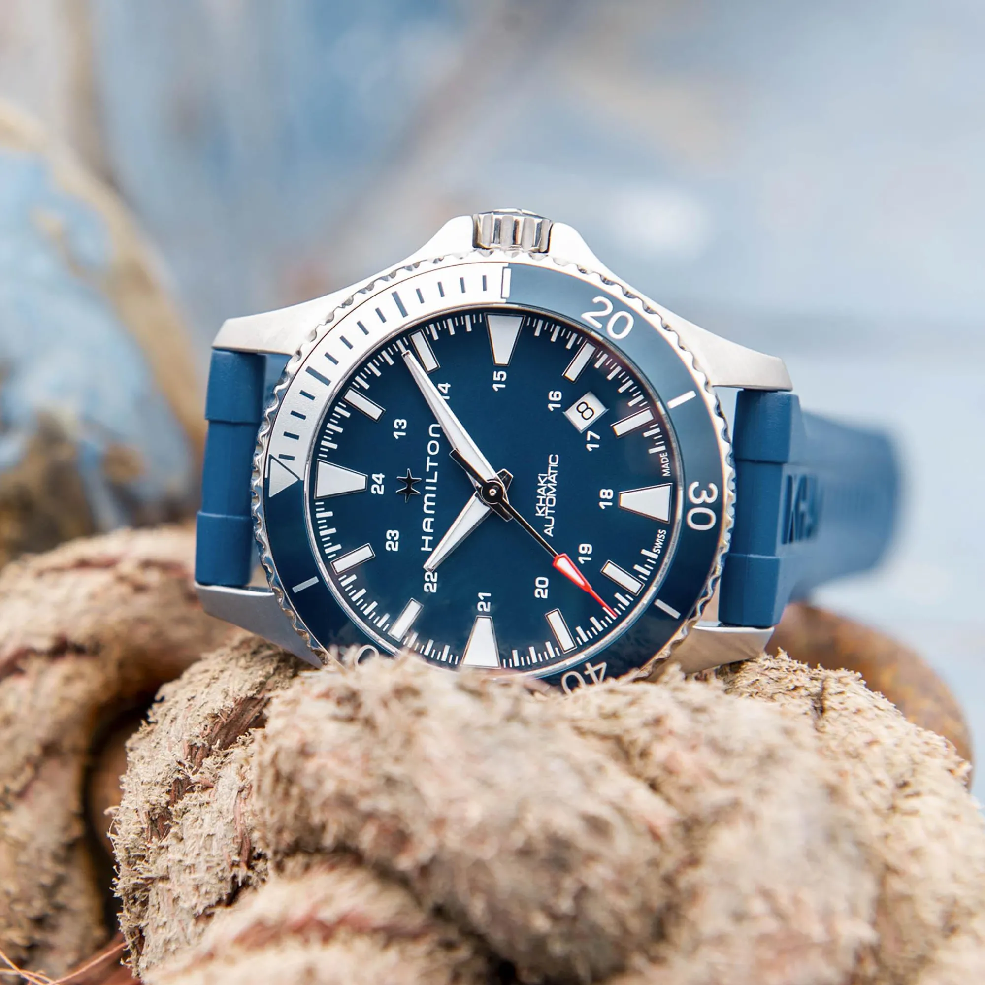 Khaki Navy Scuba Auto^Hamilton Watch Hot