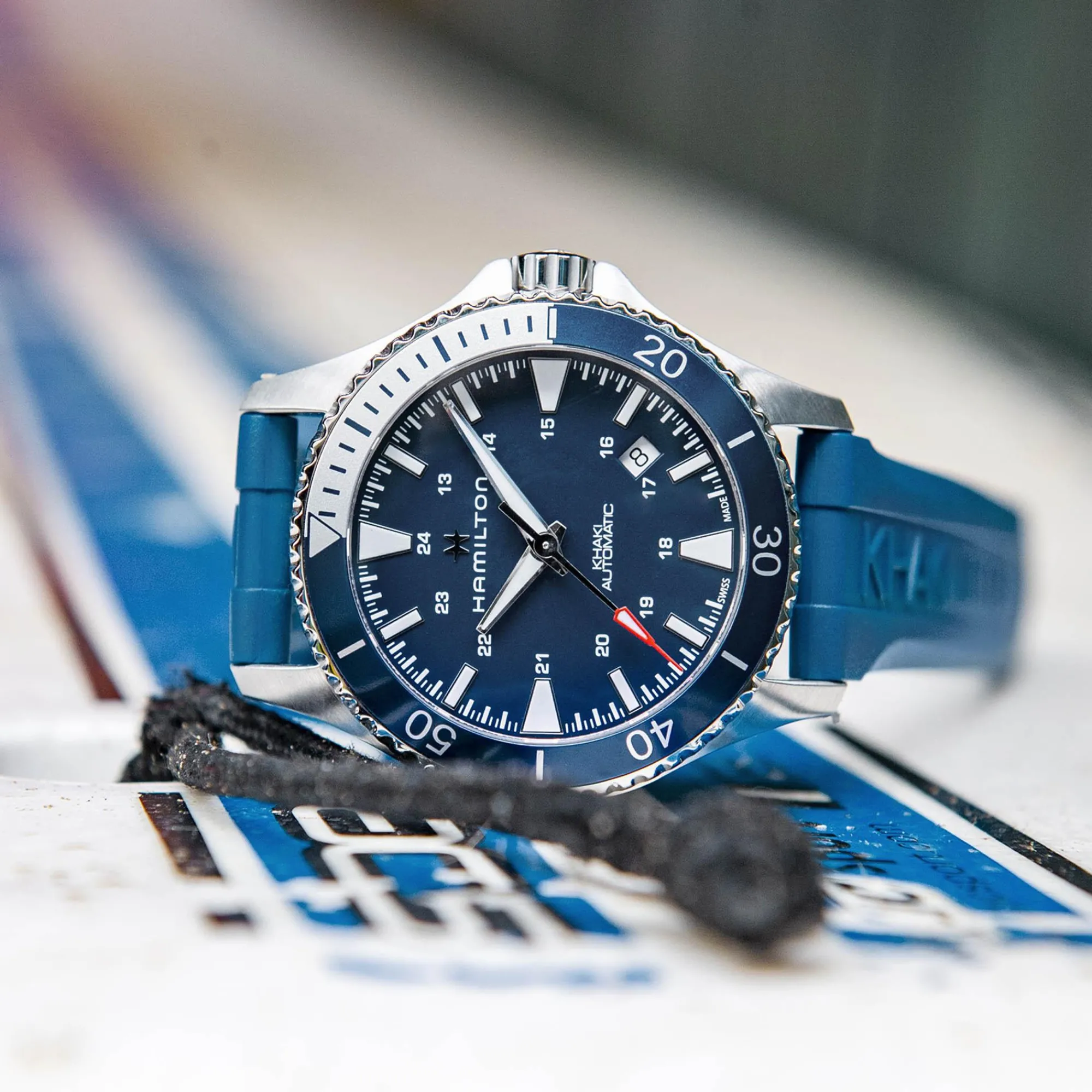Khaki Navy Scuba Auto^Hamilton Watch Hot