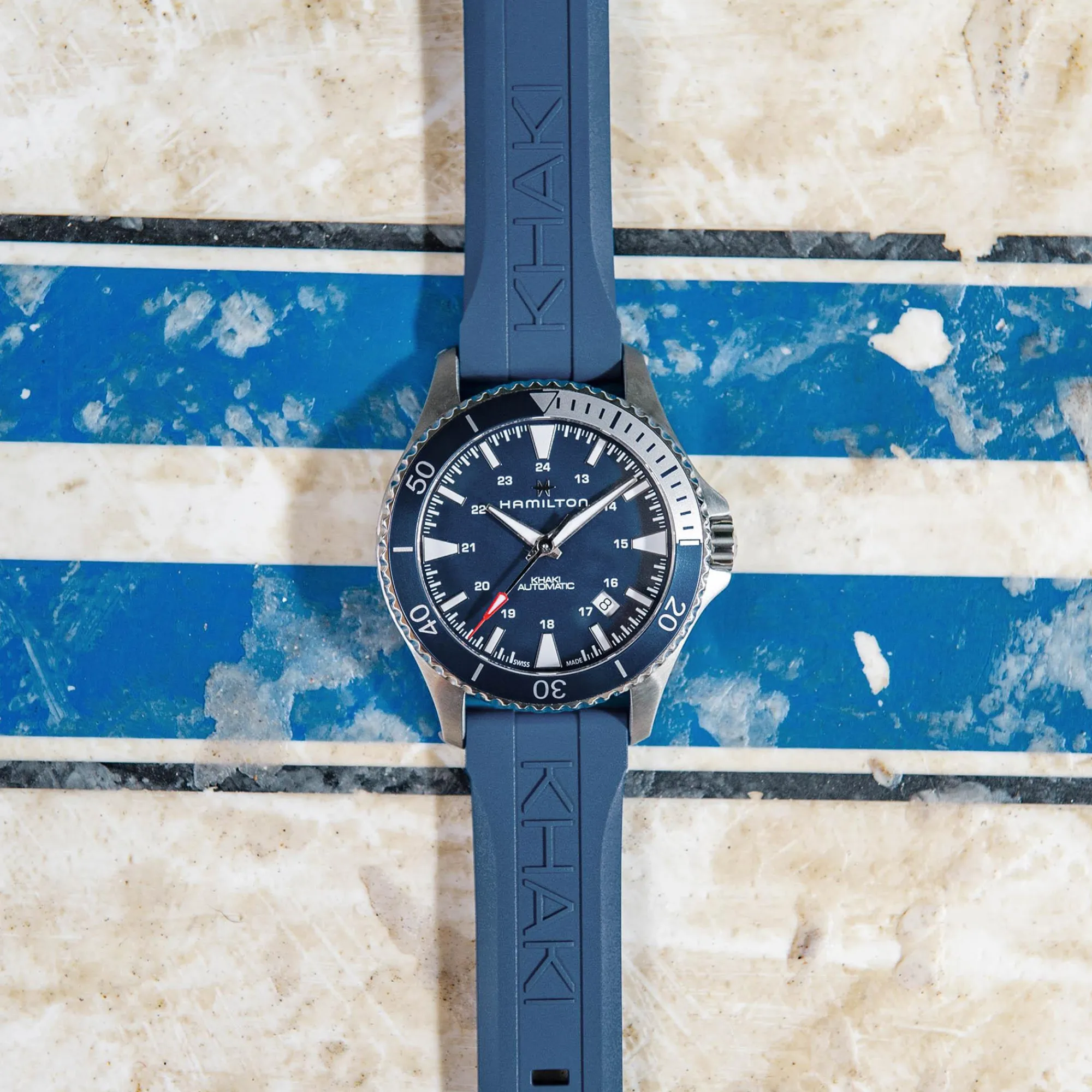 Khaki Navy Scuba Auto^Hamilton Watch Hot