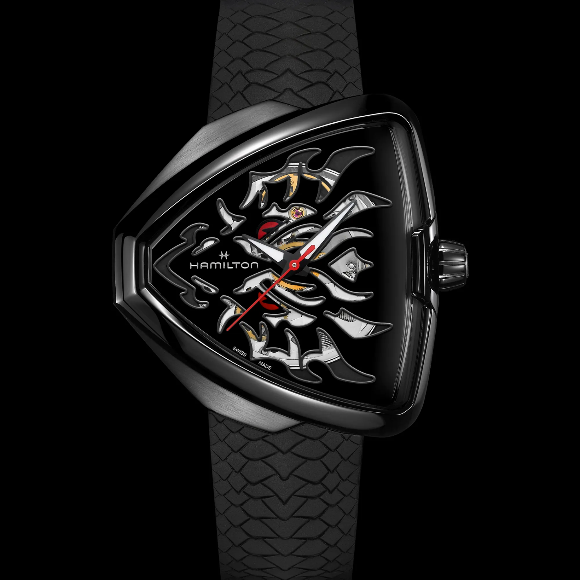 Ventura Elvis80 Skeleton Auto^Hamilton Watch Clearance
